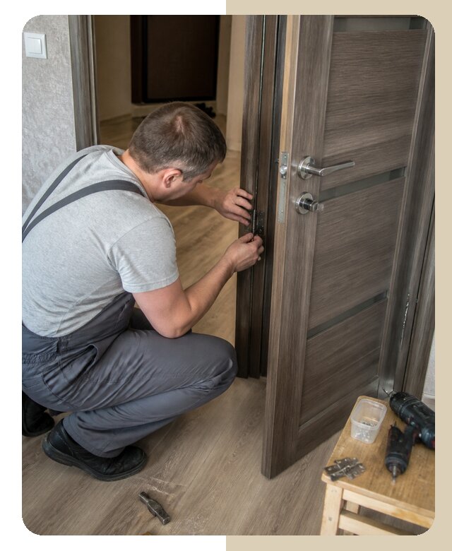 Замена дверных петель в Краснотурьинске по цене от 2658 р. | Дверной